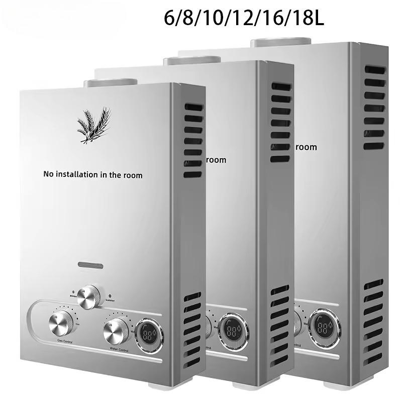 6 / 8 / 10 / 12 / 16 / 18 л Газовый водонагреватель на сжиженном нефтяном газе (СНГ) Газовый водонагреватель на пропане и бутане