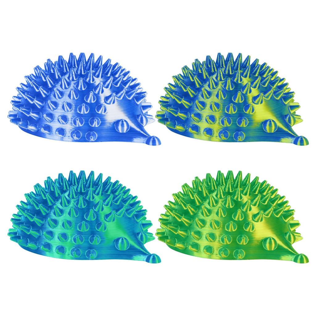 3D Printed Pet Friendly Colors Cute Hedgehog Dog Self Scratcher Groomer