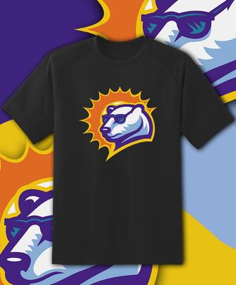 Футболка с логотипом команды Orlando Solar Bears V2 Размеры для взрослых и детей S-6XL Отслеживание!! Футболка Unisex