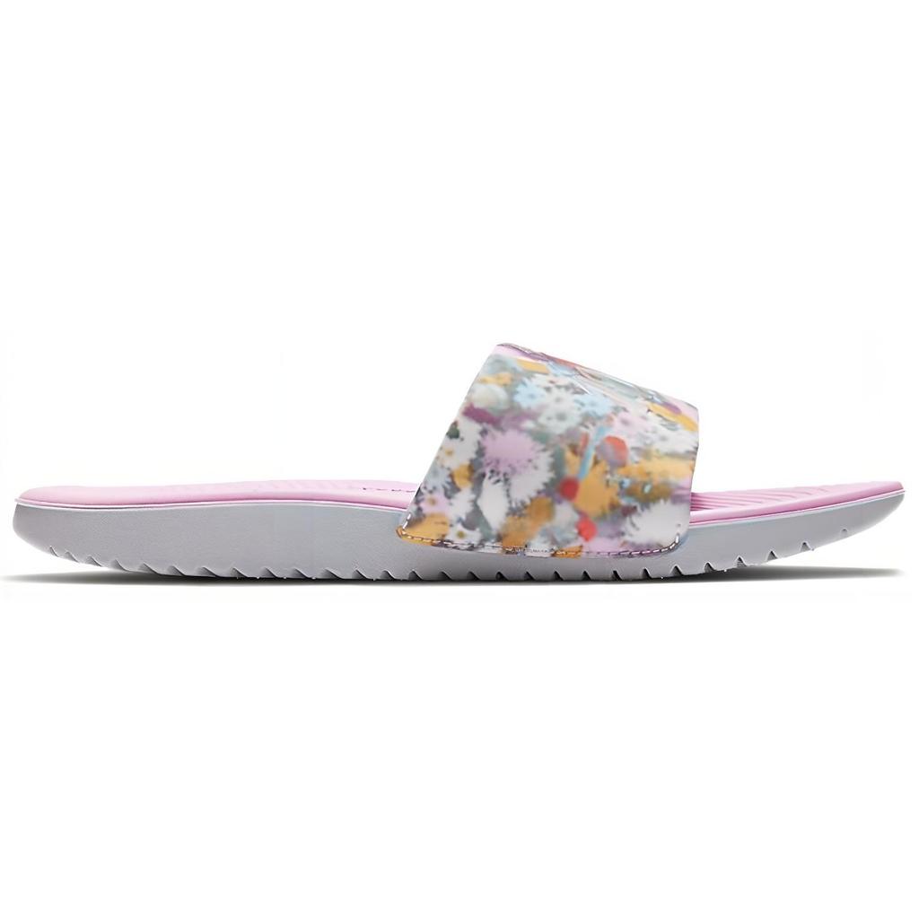 Nike Kawa Slip Resistant Slip Resistant Kids' Slippers White Pink Kids' CN8623-001