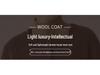 Women's Retro Double-Faced Wool Coat with Metal Buckle - Short/Long, Thickened for Autumn/Winter