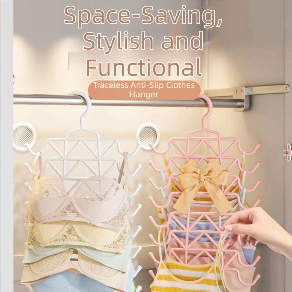 Multi-Layer Underwear Hanger Sturdy Scarf Rack Traceless Bra Hanger Home Storage