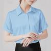 SPRING SEAON Shirt Short No Loose Plus Business Work Light Size M Women's Blouse, Sleeve, Summer, Casual, Office, Iron, Wrinkle-Resistant, Fit, Sizes,