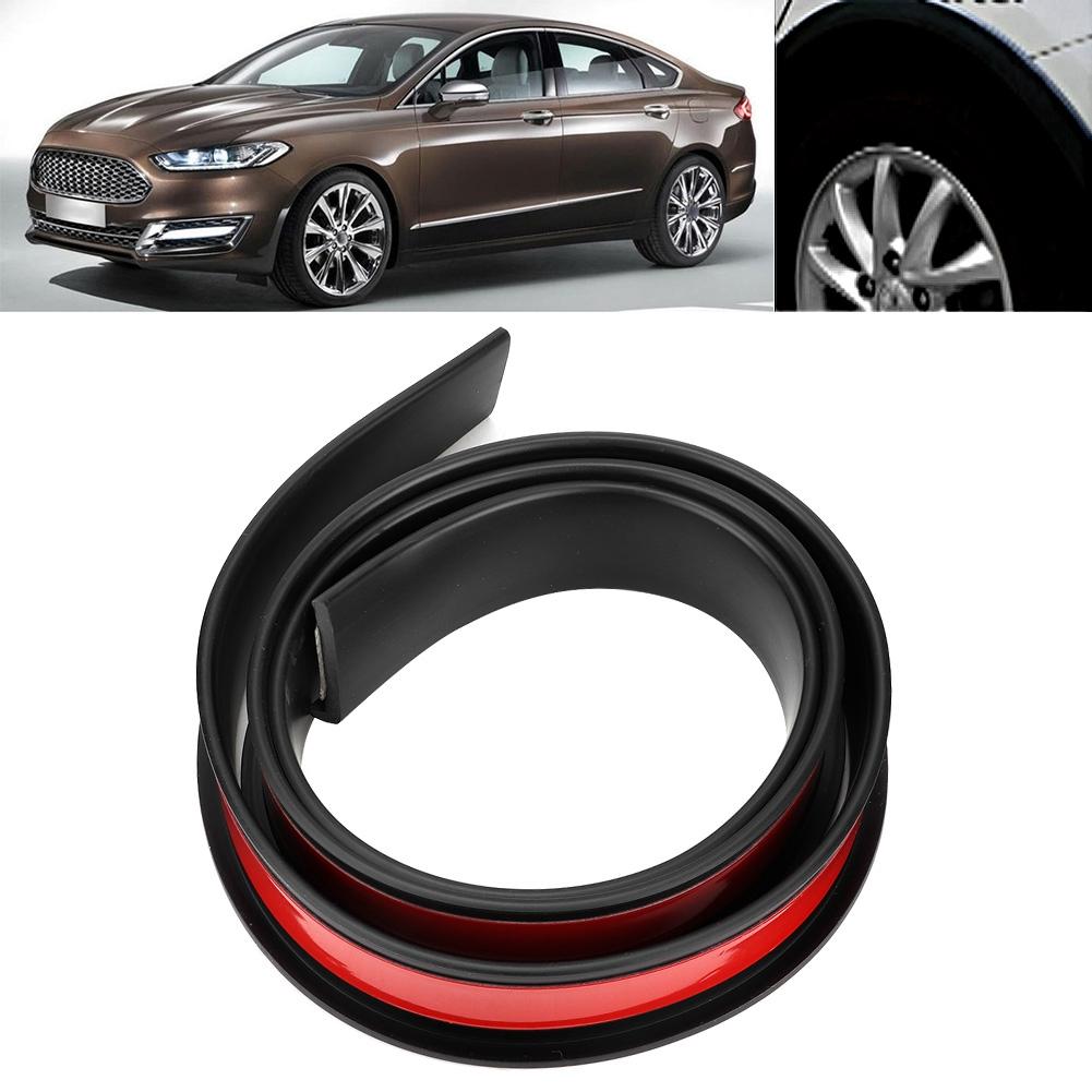 4.5cmx1.5m Universal Car Rubber Wheel Eyebrow Strip Protector Trim Car Accessories