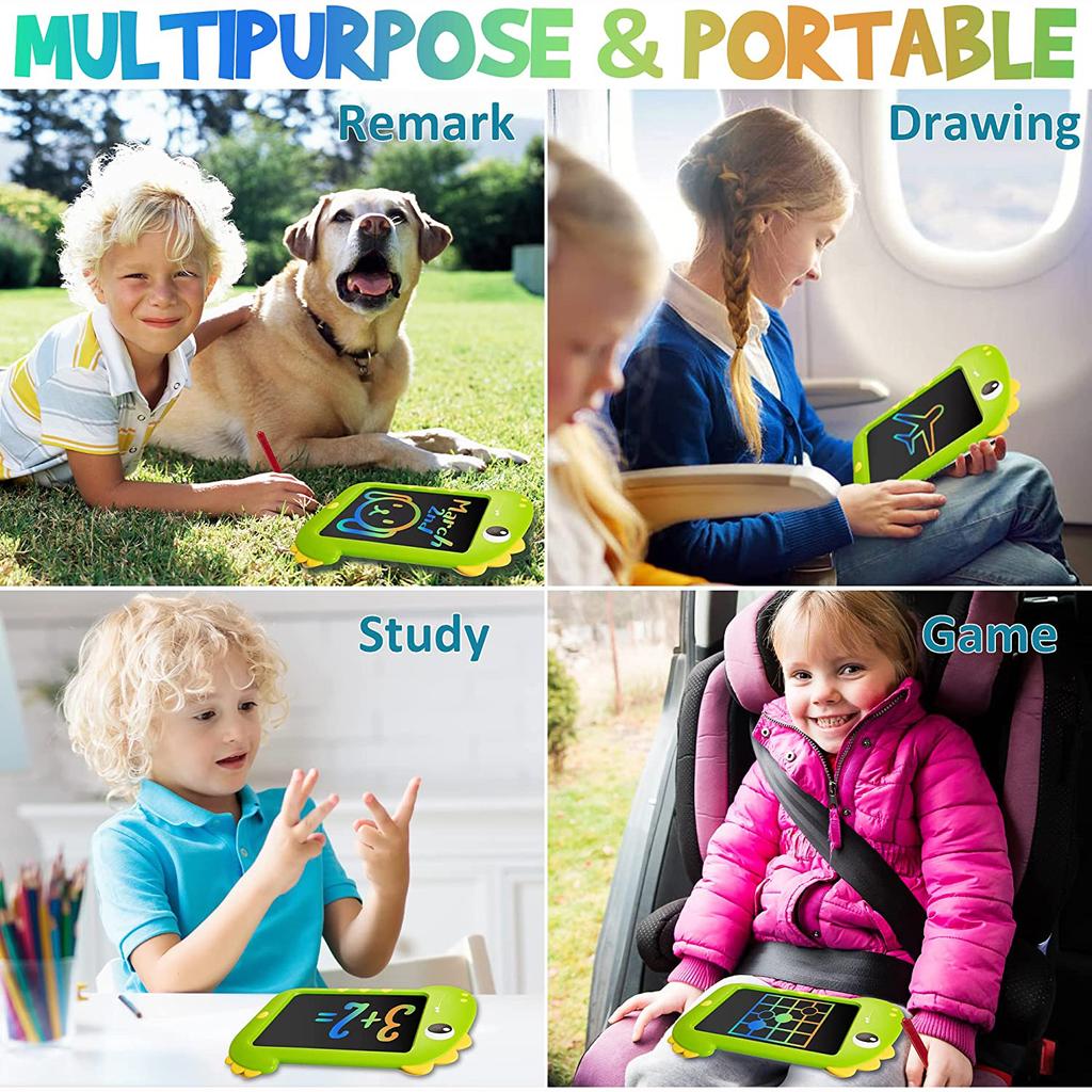 LCD Writing Tablet Kids Toys,8.5inch Doodle Scribbler Board Electronic Drawing Tablets Learning Educational Dinosaur Toys Birthday Gifts for Kids