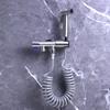 304 Stainless Steel Spray Gun Shower Handheld Bidet Sprayer Set Handheld Toilet Bidet Faucet Sprayer Shower Nozzle Self Cleaning
