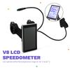 AUTO LCD Speed Meter Waterproof Screen Display Version For FATBIKE Accessories For OUXI V8 M5 Scooter Parts