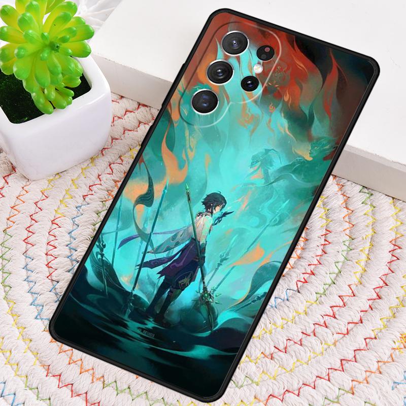 Крутой чехол для телефона Genshin Impact Сяо для Samsung Galaxy note 10 pro S26 Ultra S23 S24 FE S25 S21 S22 PLUS ударопрочный