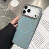 Минималистичный оранжевый тонкий магнитный чехол для iPhone 13 12 14 1 16 17 Pro Max Plus 17E E Air для противоударной защиты Funda