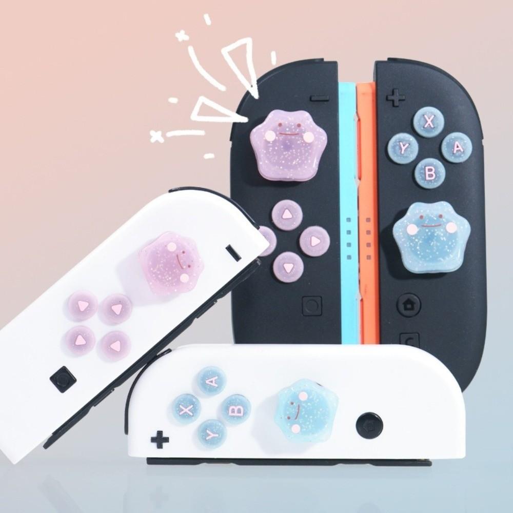 Набор защитных силиконовых накладок на стики и кнопки для Nintendo Switch NS1 NS2 Игровые аксессуары