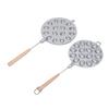 Walnut Cookie Maker Non Stick Nut Cookies Maker Oval Cookies Pastry Baking Tool with Wood Handle