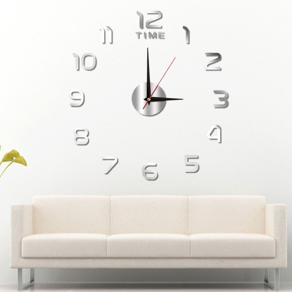 Design Acrylic Environmentally Friendly Home Decor Wall Sticker Mirror Stickers Clock Decal