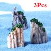 Садовые украшения 3 шт./компл. мини-горные миниатюрные игрушки бонсай орнамент завод
