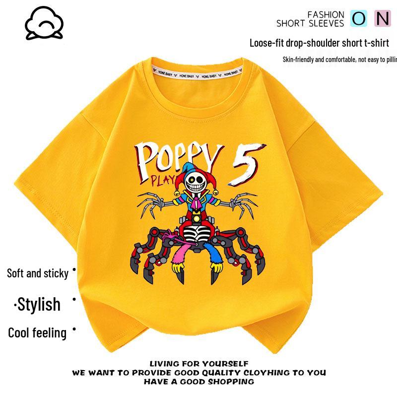 Детская летняя футболка с коротким рукавом Poppy Playtime Prototyp