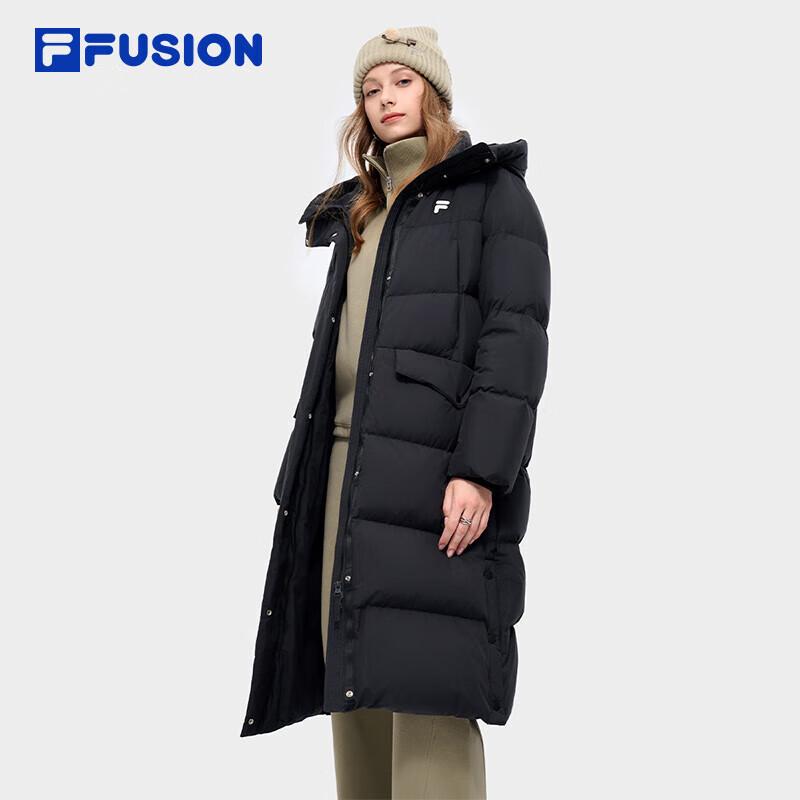 Fila Женская удлиненная пуховая куртка с капюшоном FUSION