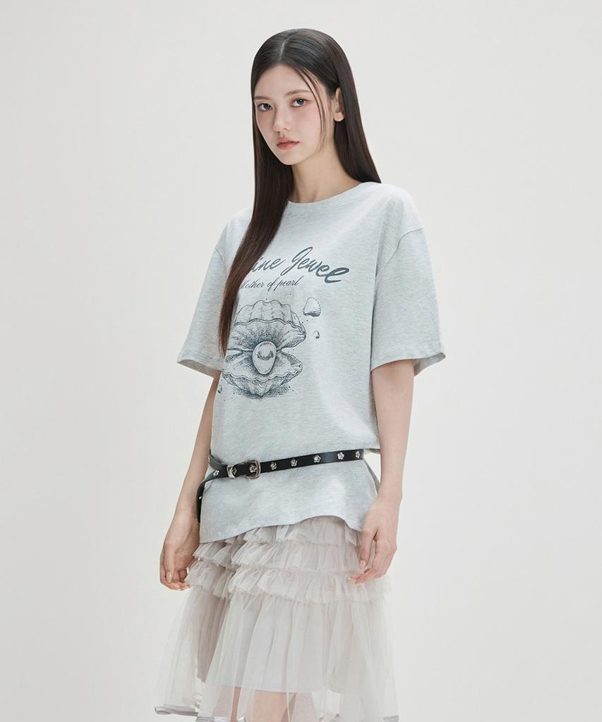 MIXXO Свободная футболка с принтом_Miwhwg724A