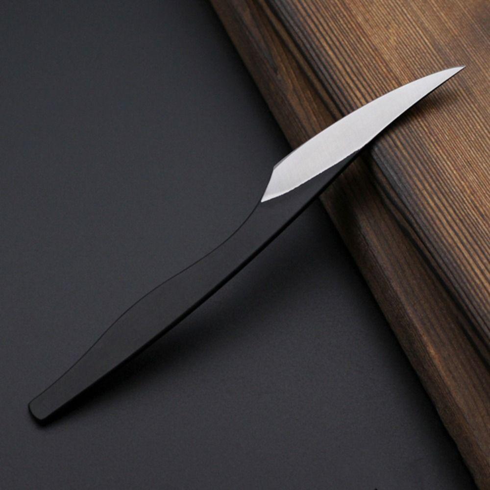 Переносной острый нож из нержавеющей стали, инструмент для резьбы по коже, резак для кожи, инструмент для кожевенного ремесла