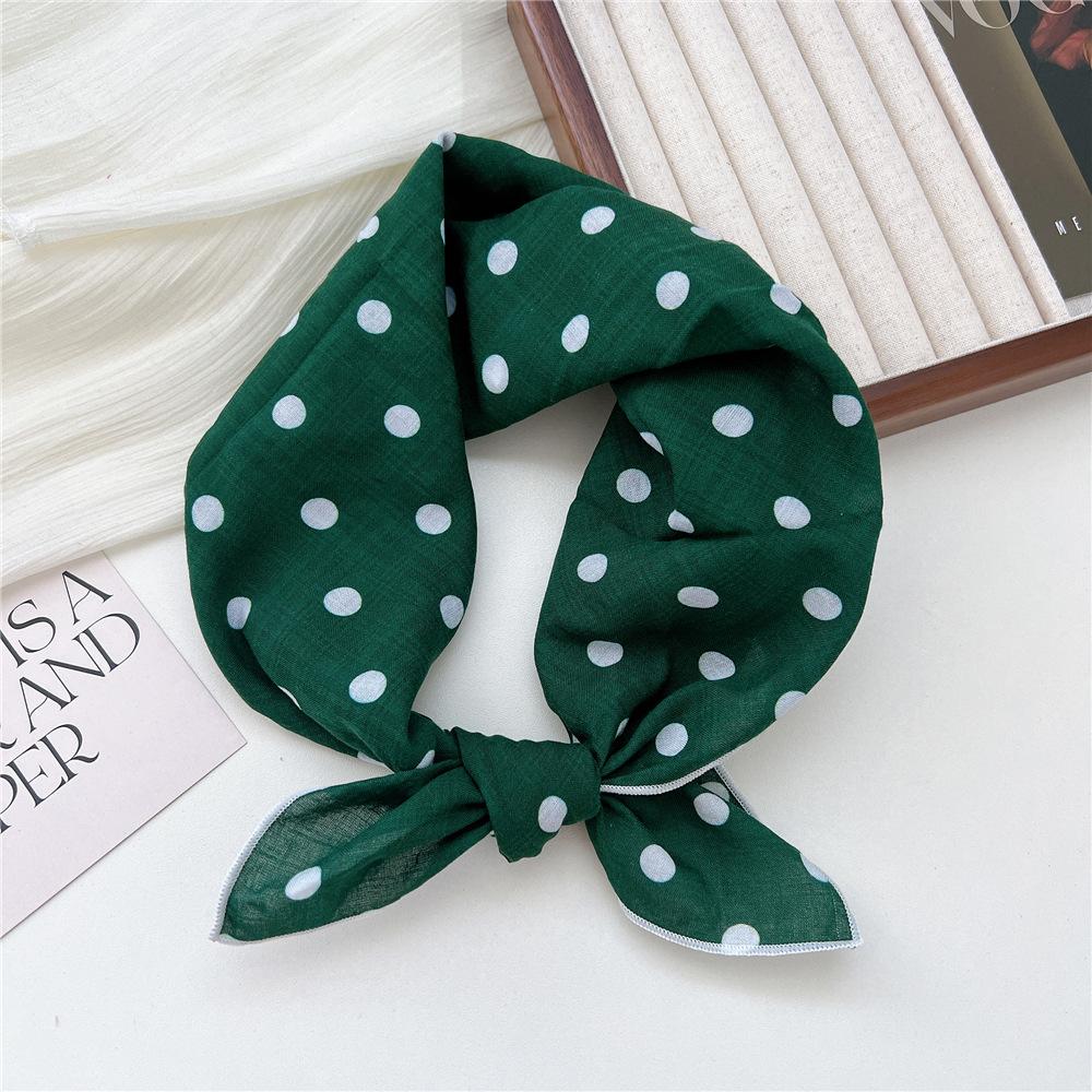 Маленький квадратный шарф из хлопка и льна, шелковый шарф, женский, весна и осень, новый стиль, художественный и универсальный, модный, темпераментный шарф-повязка на голову