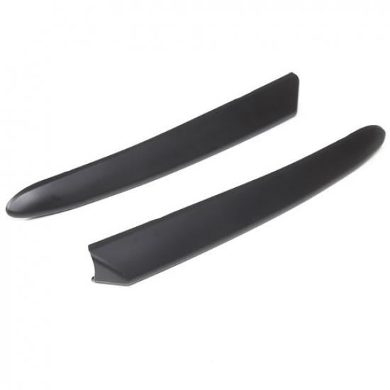 Матовая черная ABS накладка на верхнюю решетку переднего бампера для Fiat 500 2016-24