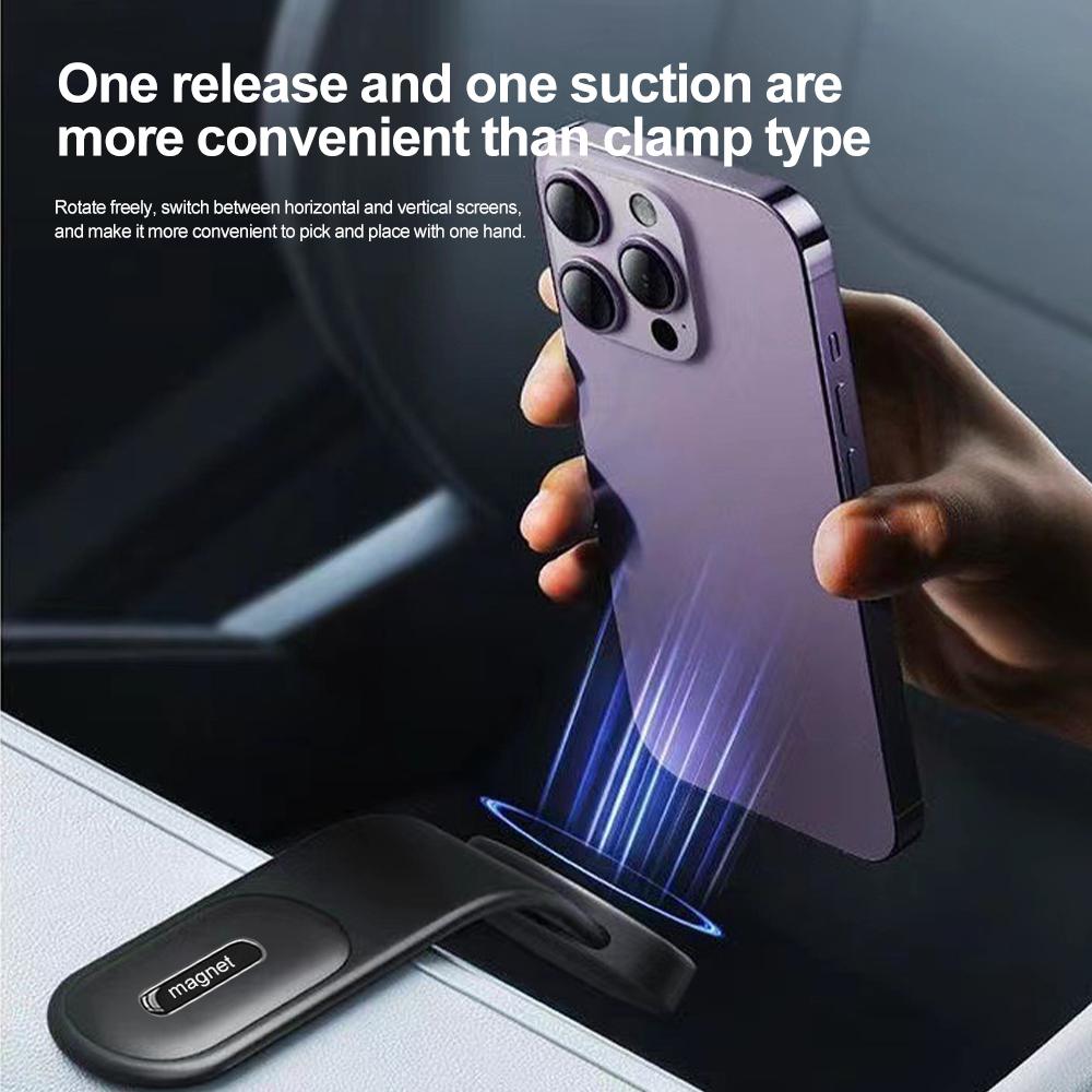 Магнитный автомобильный держатель для телефона, крепление на вентиляционную решетку, складной для Xiaomi iPhone 14, держатель для телефона Samsung в автомобильной подставке