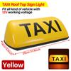 12 В постоянного тока такси желтый присоска магнит крыша водонепроницаемый верхний знак магнитный кабина лампа сигнальная лампа верхний знак такси свет такси