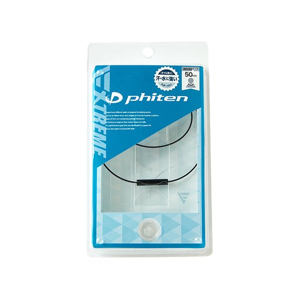 Phiten RAKUWA ожерелье проволока EXTREME Geometry 50 см Phiten Advanced Technology черный/черный [жесткие плечи] [жесткая шея] [использует Metax]