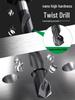 Nano Twist M35 Cobalt Straight Shank Drill Bit: Industrial-Grade with Large Capacity Spiral Flute for Fast Chip Removal