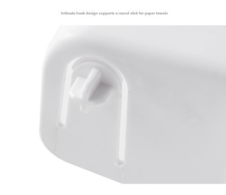 Настенная многофункциональная кухонная стойка для хранения пластиковой пленки и рулонов бумаги