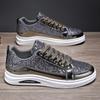 Мужские кроссовки Новая роскошная мода Обувь для скейтборда Блестящая повседневная обувь Мужская обувь на платформе Вулканизированная обувь Большой размер Tenis