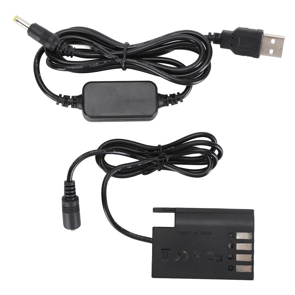 DMW DCC12 Полностью декодированный фиктивный аккумулятор DC-соединитель с кабелем USB 4017 8,7 В для адаптера DMW BLF19E для