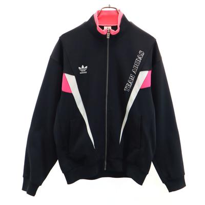 Adidas 80-е Винтаж сделано Descente Логотип Трилистник Олимпийка O Джерси Мужской Б/у