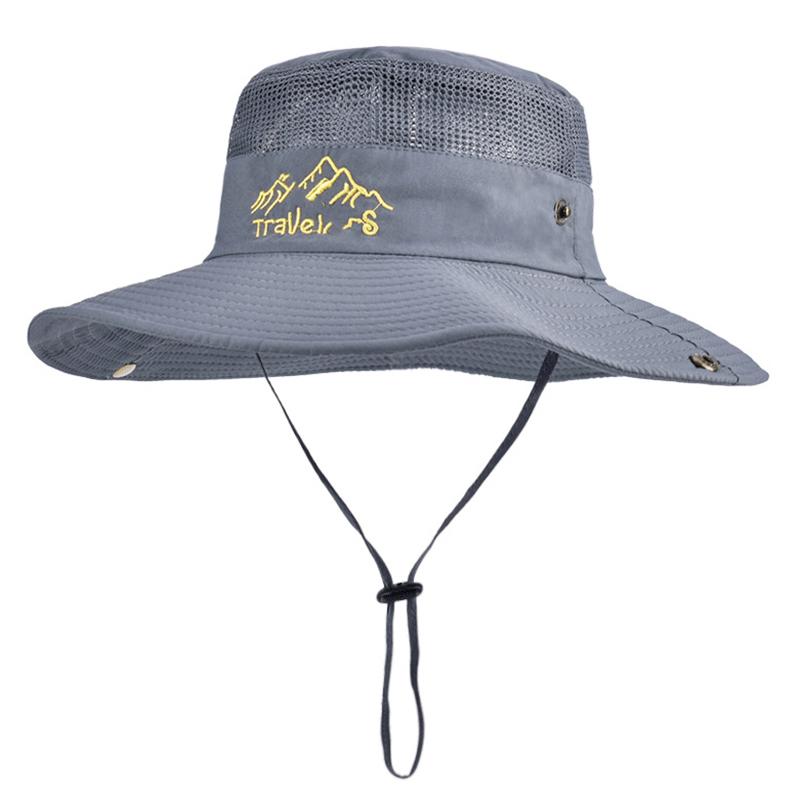 1 Piece Western Cowboy Hat For Women Men-Proof Hat Outdoor Fishing Camping Alpine Cap Summer Uv Bucket Hat