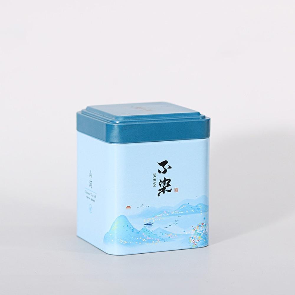 Мини Жестяная Коробка в Европейском Пасторальном Стиле, Легко Носить, Портативная Коробка для Упаковки Чая