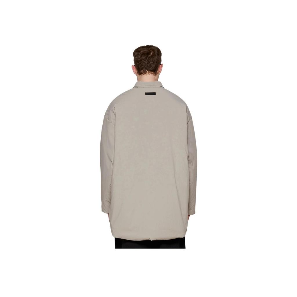 Fear of God Essentials SS24 Nylon Filled Shirt Jacket Seal Men 202SP244495F