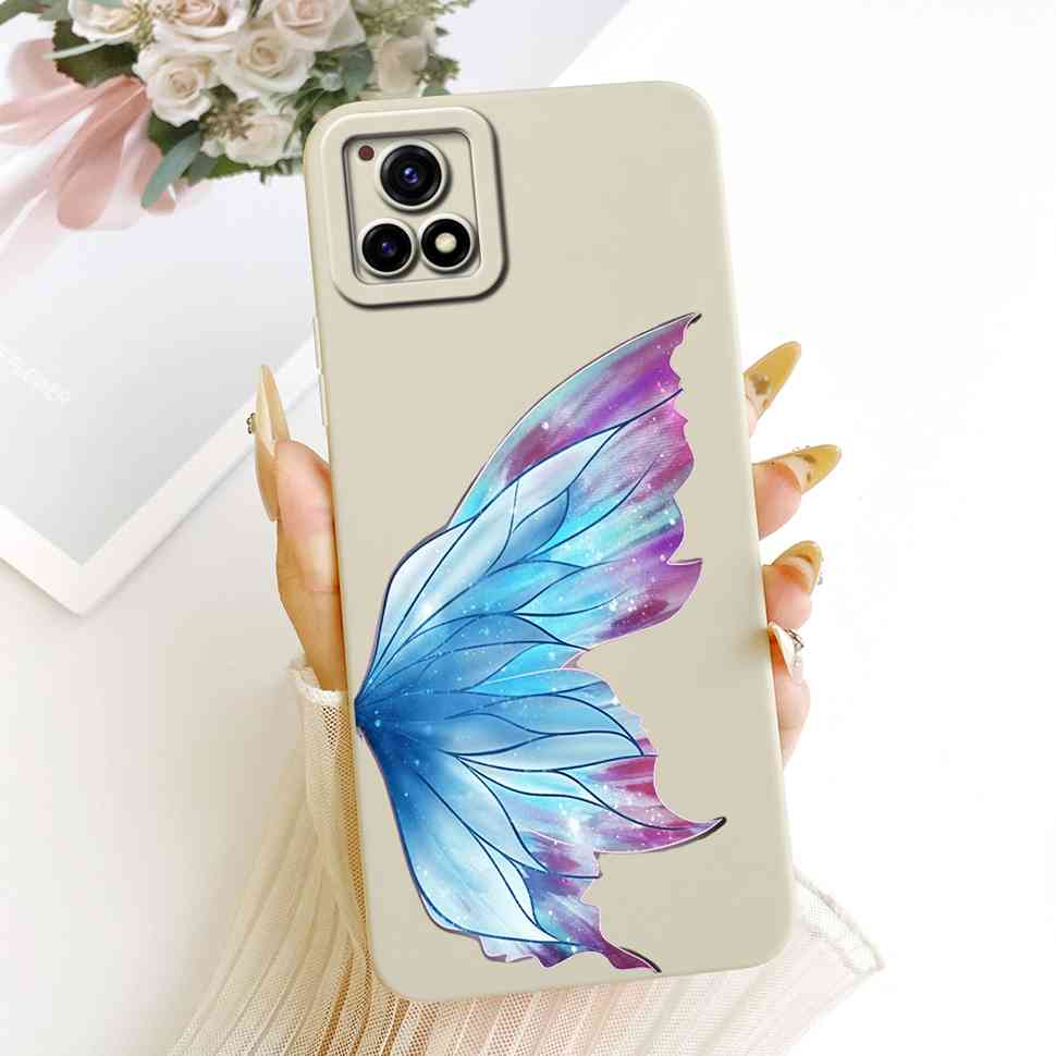 For vivo Y52s 5G V2057A Case Soft Silicone Back Cover For Vivo Y52S Y 52s 5G 6.58" Stylish Color Painting Phone Cases Bumper