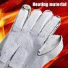 Перчатки с электроподогревом, работающие от батареи, зимние лыжные перчатки, водонепроницаемые перчатки с сенсорным экраном для езды на мотоцикле и пешего туризма