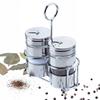 Salt and Pepper Shakers with Stand