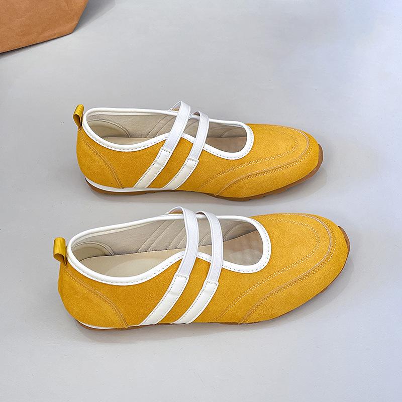 Балетки Мэри Джейн на плоской подошве, женская обувь, весенне-летняя повседневная легкая спортивная обувь