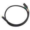 Electric Bike Motor Extension Cable M6 Male 9 Pin Waterproof Extension Cable for Front Rear Hub Motor Conversion Kit