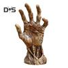 Хэллоуин Скелет Ручная Фигурка Готический Зомби Рука Смола Статуя Скульптура Домашний Офис Рабочий Стол Дом с Привидениями Украшение Орнамент Фестиваль Подарок
