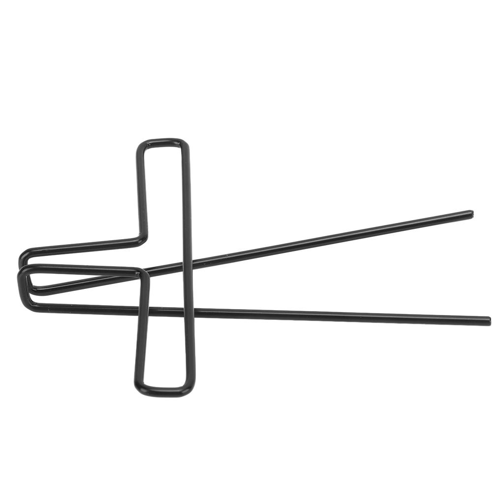 Sheet Music Clip Guitar Metal Piano Violin Cello Flute Musical Instrument Music Book Page Holder for Practice Black