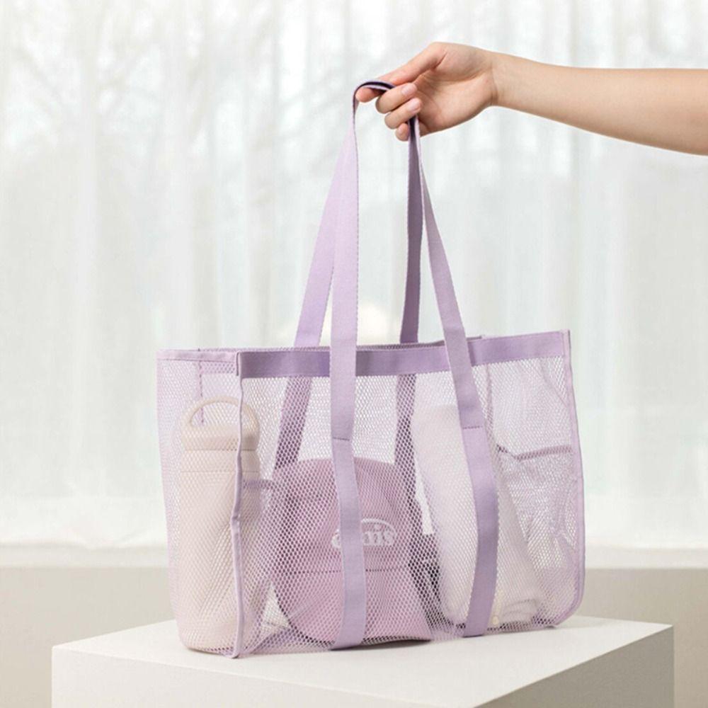 Large Capacity Storage Bag Ultra Light Beach Bag Portable Travel Organizing Bag Swim