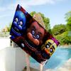 F-Fnaf F-Five-N-Nights-At-F-Freddys Аниме Полотенце для ванны Микрофибра Мягкое Впитывающее Дышащее Для детей Мультяшное Пляжное полотенце