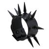 Emo Spike Bracelet Vegan Leather Punk Bracelets Goth Girl Boy Cuff Bangle Studded Halloween Wristband for Women Men Jewelry
