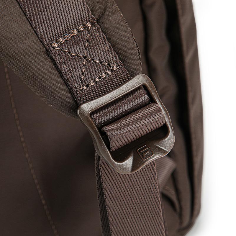 FILA Fitness Minimalist Fashion Casual Fabric Backpack Regular Women backpack Dark-Brown A13W631165FBN
