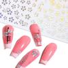 Nail Accessories Laser Nail Sticker Nail Art Decoration Flower Nail Sticker Holographic Nail Decals