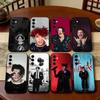 Чехол для телефона S-Singer Y-Yungblud Черный Силикон Мягкий Для Samsung Galaxy A73,A72,A71,A70,A53,A52,A51