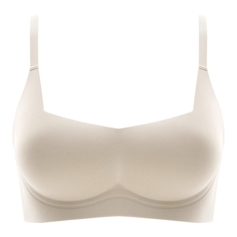 Traceless cloud nude underwear women's small breasts gather and support, anti-sagging soft support, no steel ring to close the breast bra cover