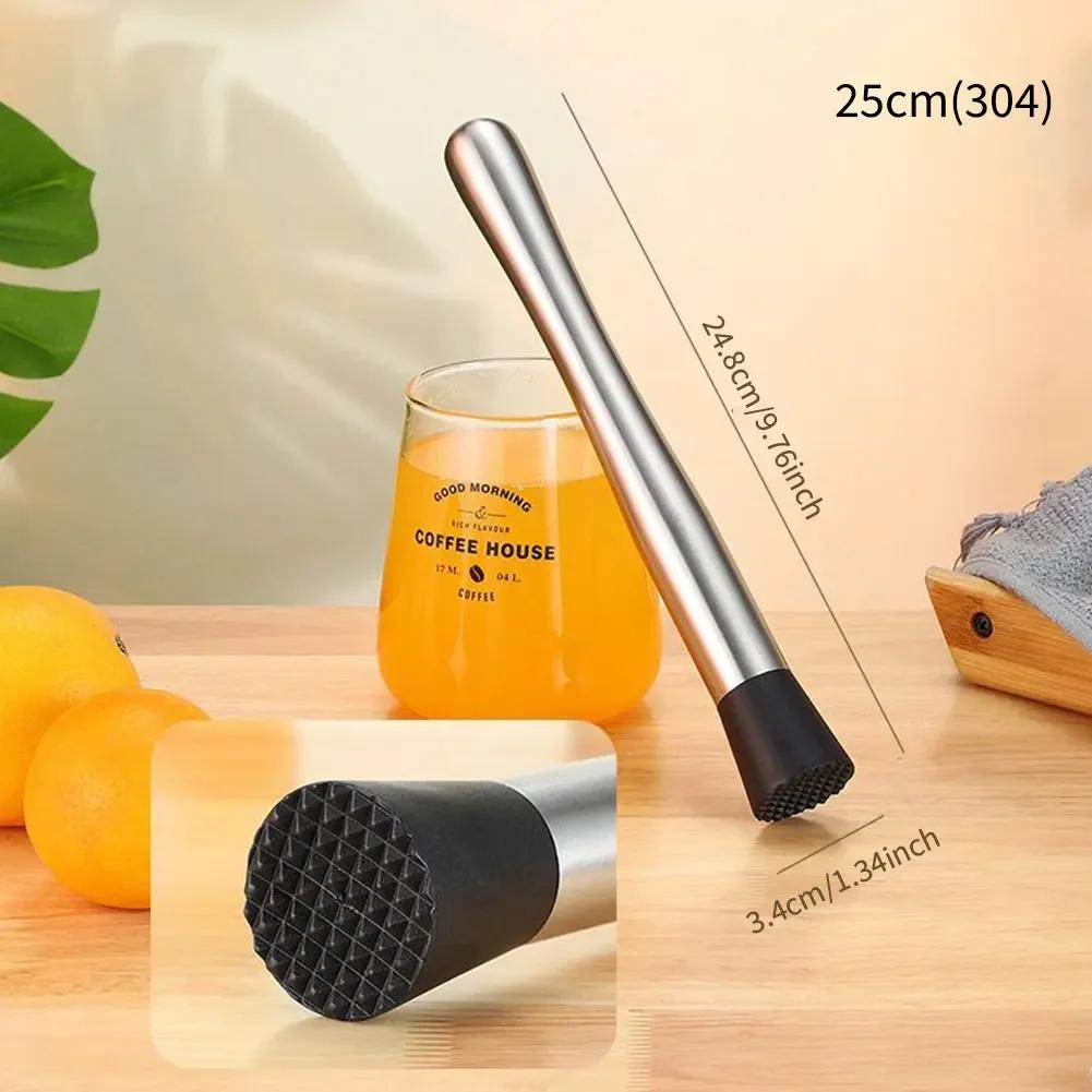 Бар из нержавеющей стали для измельченного льда, молочного чая, фруктовых коктейлей, многофункциональный молоток для льда, лимонного чая, сока