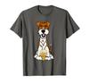 SmileteesPets Смешная футболка с проволочным фокстерьером и мороженым